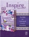 NLT Inspire PRAISE Bible, Purple Imitation Leather with Floral Design